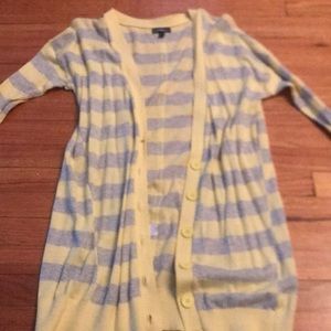 Long fitted cardigan